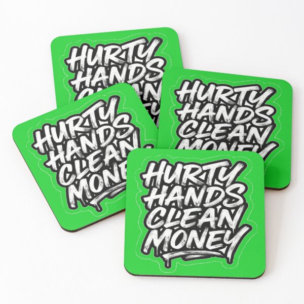 Item preview, HURTY HANDS CLEAN MONEY designed and sold by zohocreations.