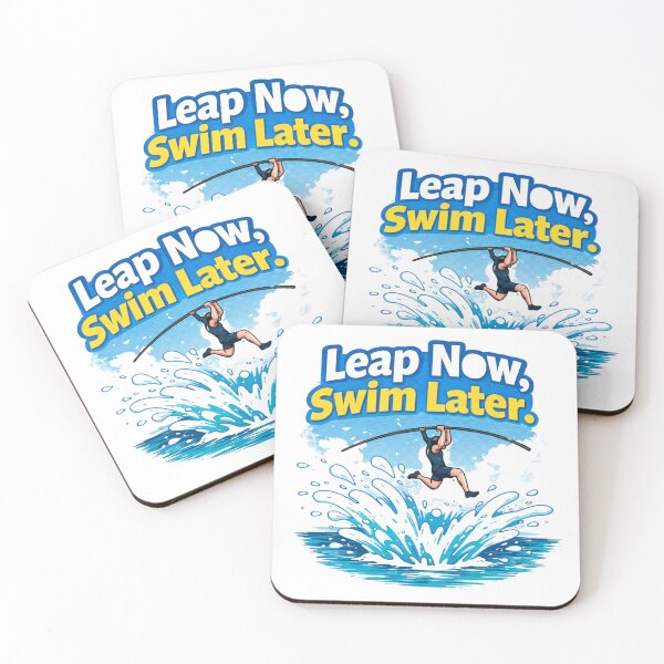 Item preview, Water Sport Swim Later Fierljeppen Athletes Jump Funny Gifts T-Shirts designed and sold by MalwasBasket.