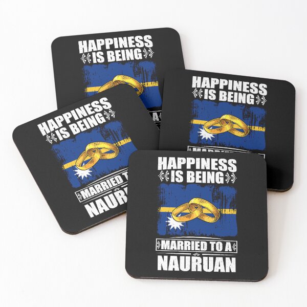 Item preview, Happiness Is Being Married To A Nauruan  designed and sold by GabbyKash.