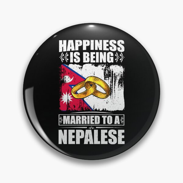 Item preview, Happiness Is Being Married To A Nepalese  designed and sold by GabbyKash.