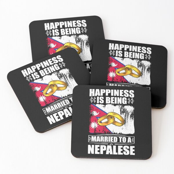 Item preview, Happiness Is Being Married To A Nepalese  designed and sold by GabbyKash.