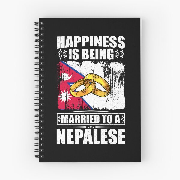 Item preview, Happiness Is Being Married To A Nepalese  designed and sold by GabbyKash.