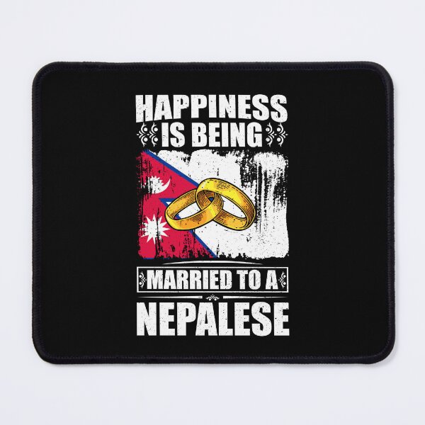 Item preview, Happiness Is Being Married To A Nepalese  designed and sold by GabbyKash.