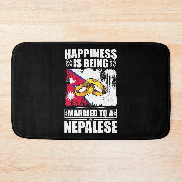 Item preview, Happiness Is Being Married To A Nepalese  designed and sold by GabbyKash.