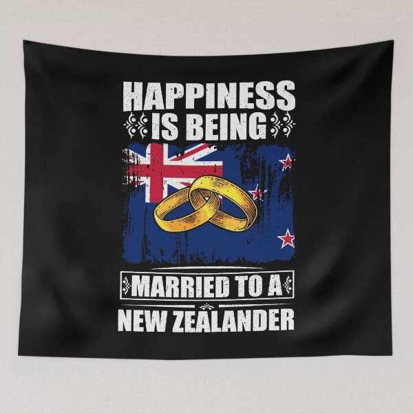 Item preview, Happiness Is Being Married To A New Zealander designed and sold by GabbyKash.