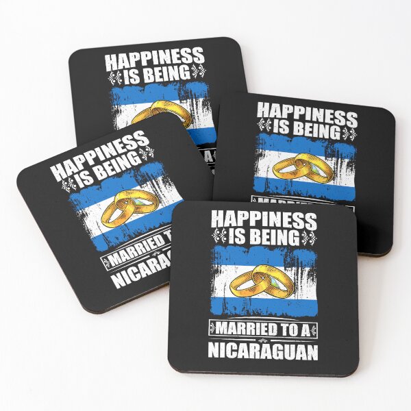 Item preview, Happiness Is Being Married To A Nicaraguan   designed and sold by GabbyKash.