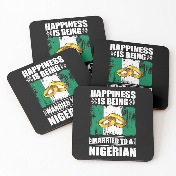 Item preview, Happiness Is Being Married To A Nigerian  designed and sold by GabbyKash.