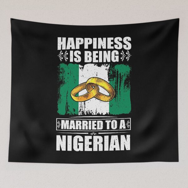 Item preview, Happiness Is Being Married To A Nigerian  designed and sold by GabbyKash.