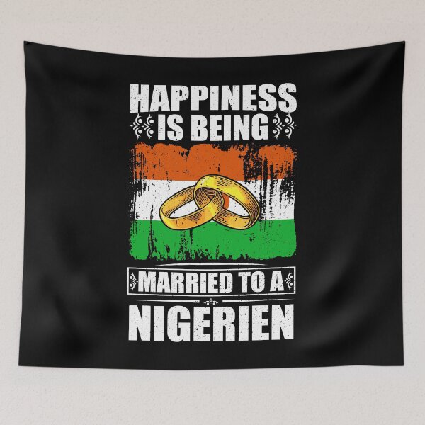 Item preview, Happiness Is Being Married To A Nigerien  designed and sold by GabbyKash.