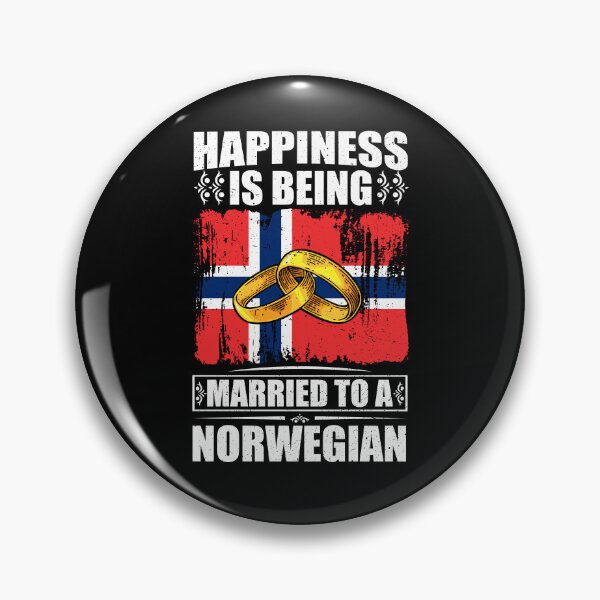 Item preview, Happiness Is Being Married To A Norwegian  designed and sold by GabbyKash.