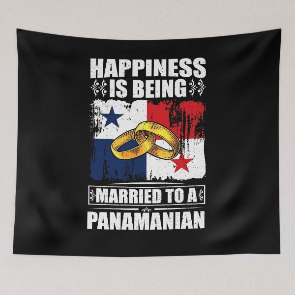 Item preview, Happiness Is Being Married To A Panamanian  designed and sold by GabbyKash.