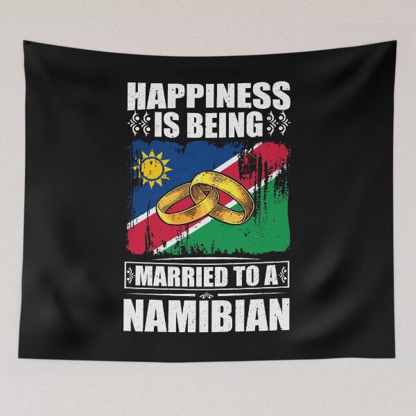 Item preview, Happiness Is Being Married To A Namibian  designed and sold by GabbyKash.