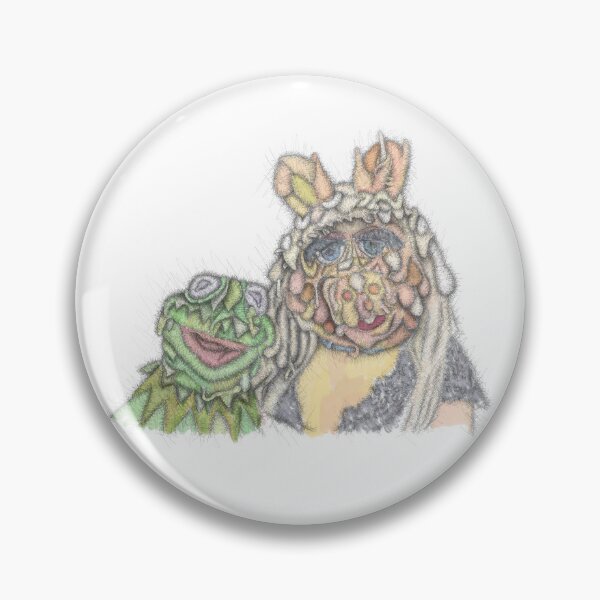 Item preview,  Kermit and Miss Piggy abstract portrait designed and sold by liquid-print.