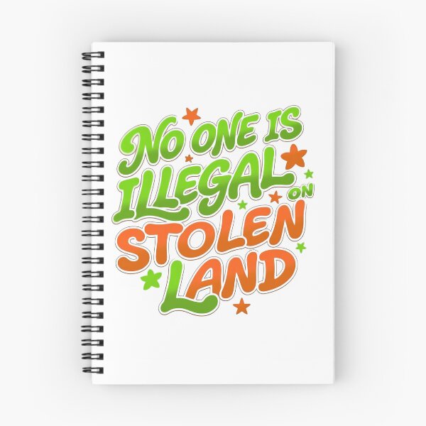 Item preview, No One Is Illegal On Stolen Land Resist Anti Fascism Now designed and sold by SkeletonsDanger.