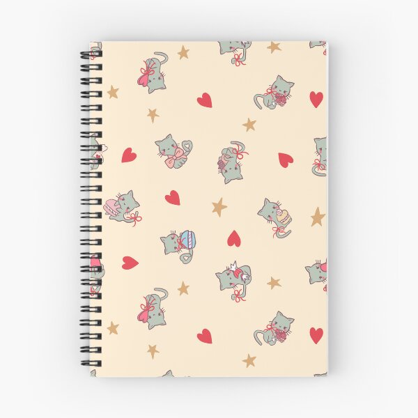 Item preview, Valentine’s Day Cats with Love hearts and stars (Buttery cream) designed and sold by HarunaMcDesigns.