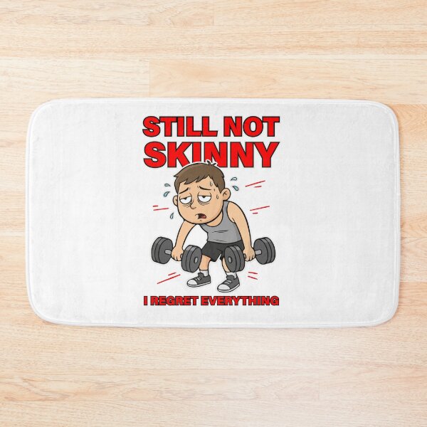 Item preview, Still Not Skinny I Regret Everything T Shirt  Funny Gym Workout Humor designed and sold by Design-Pro-21.