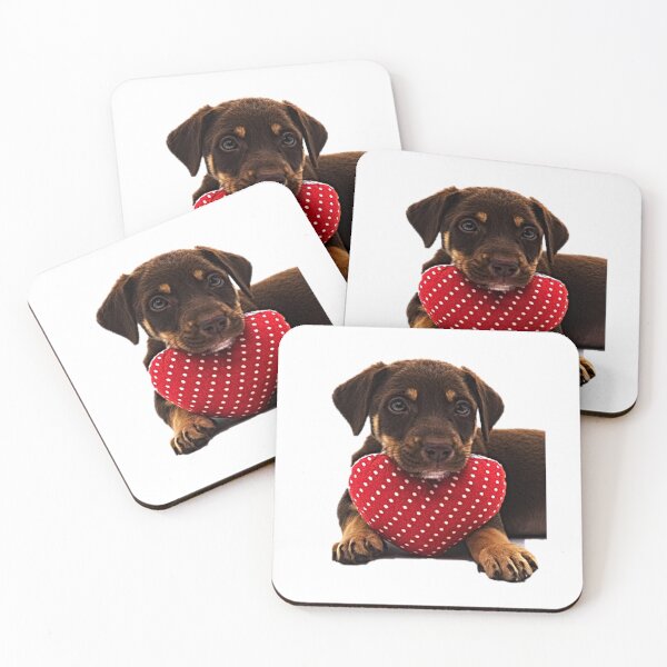 Item preview, Cute Puppy With Heart designed and sold by NoxLand.