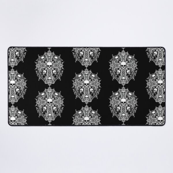 Item preview, Ornate Cross with Skulls designed and sold by TheDarkVault.