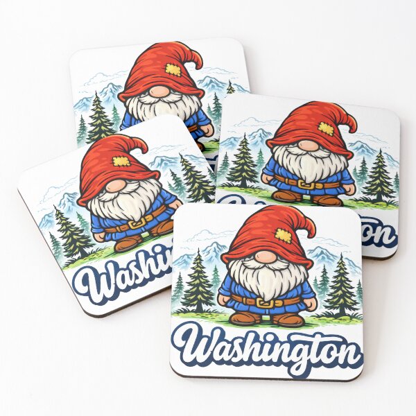 Item preview, Washington Gnome in the Misty Mountains designed and sold by Moriarty's Digital Visions.