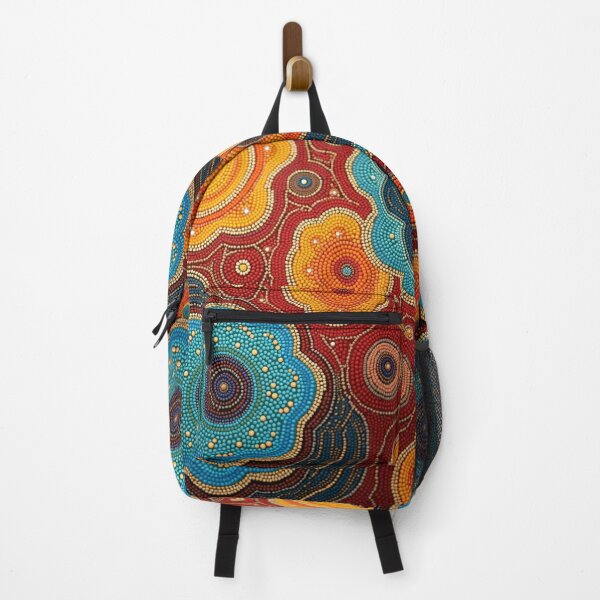 Item preview, Aboriginal Inspired Art - Water and Lava Flower Hubs designed and sold by GrinGalore.