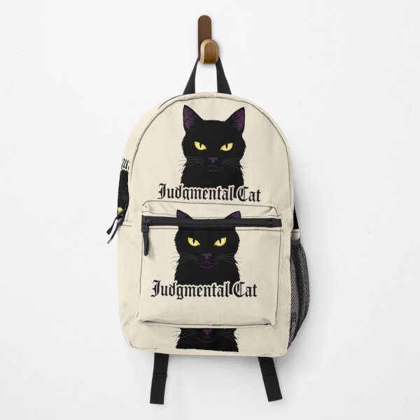 Item preview, Judgmental Black Cat Sticker – Sassy Pet Humor Gift designed and sold by ZyxDes.