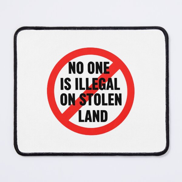 Item preview, No One Is Illegal On Stolen Land Resist Trump Politics Now designed and sold by SkeletonsDanger.