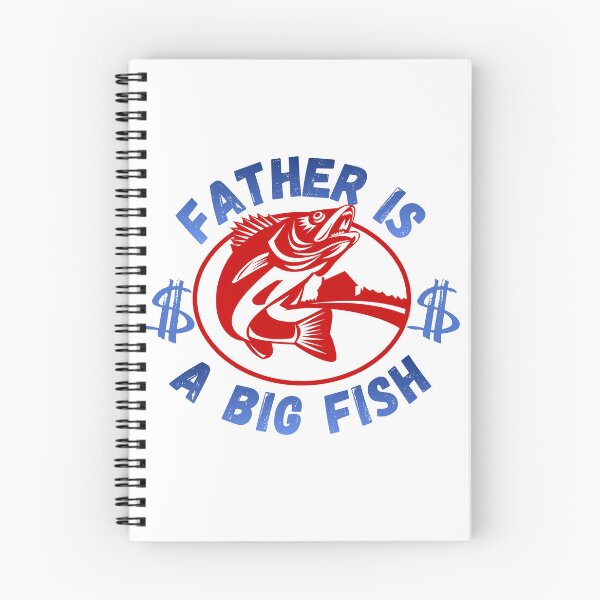 Item preview, Father Is a Big Fish – Bold Fishing Dad Graphic Tee designed and sold by KapiPrint.