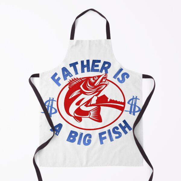 Item preview, Father Is a Big Fish – Bold Fishing Dad Graphic Tee designed and sold by KapiPrint.