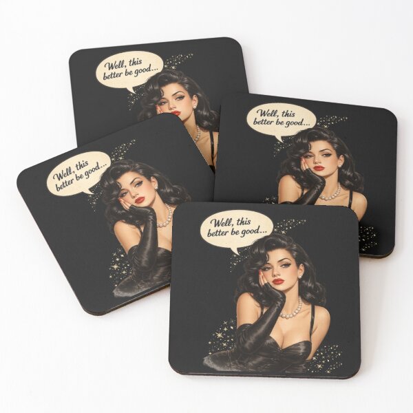 Item preview, Well, This Better Be Good – Vintage Pin-Up Girl designed and sold by Bea May Bombshell Studio.