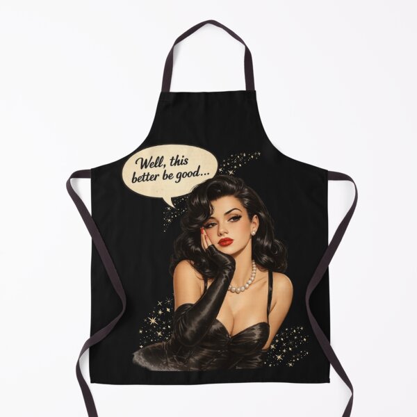 Item preview, Well, This Better Be Good – Vintage Pin-Up Girl designed and sold by Bea May Bombshell Studio.