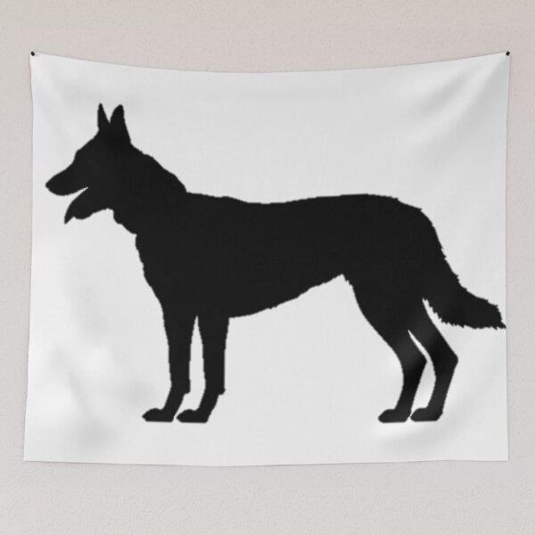 Item preview, Illustration of a Belgian Shepherd designed and sold by NoxLand.