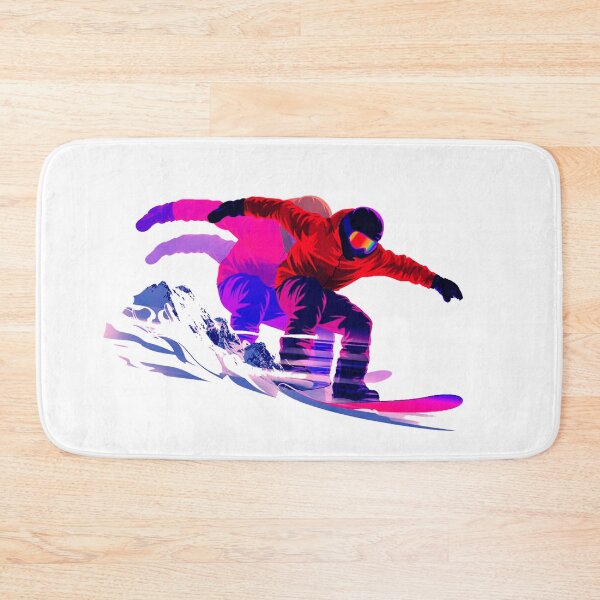 Item preview, Abstract Snowboarder Motion Sticker designed and sold by YounexxART.