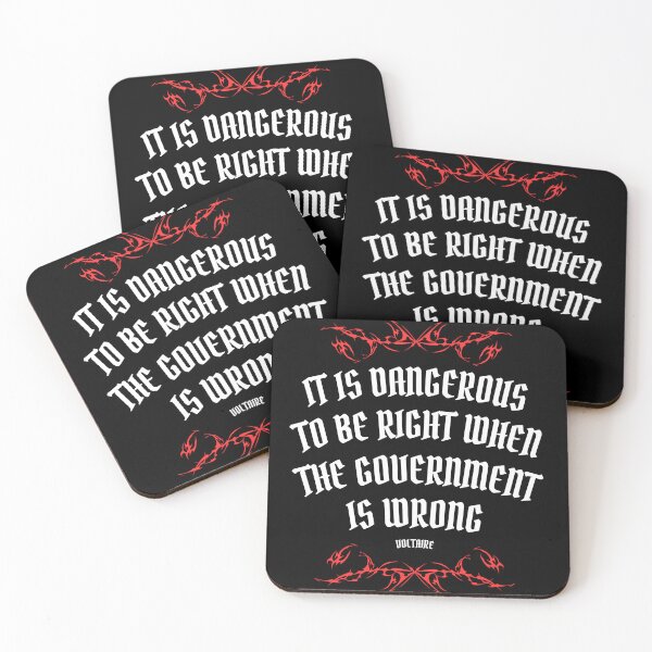 Item preview, It is dangerous to be right when the government is wrong designed and sold by jamesgerardking.