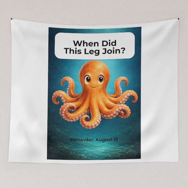 Item preview, Octopus Joke – August 12 Gift designed and sold by ariksworld.