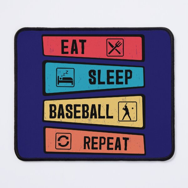 Item preview, Eat Sleep Baseball Repeat designed and sold by shirtshoponline.
