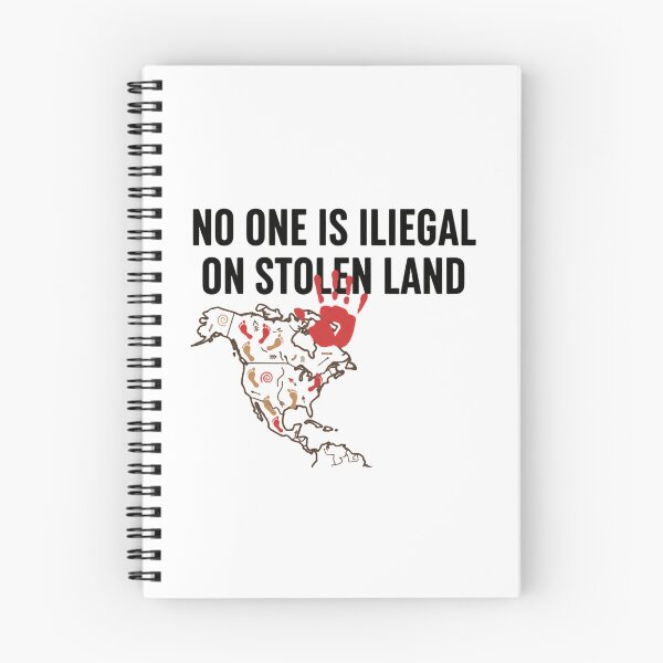 Item preview, No One Is Illegal On Stolen Land Protest Hate Now  designed and sold by SkeletonsDanger.