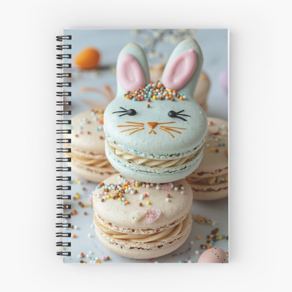 Item preview, Cute Easter Bunny Macaron Dessert Graphic – Spring Treat Illustration designed and sold by Linda Roisum.
