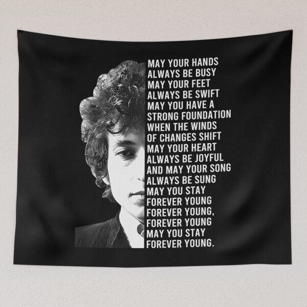 Item preview, Bob Dylan Forever Young Lyrics designed and sold by ThaiShadows.