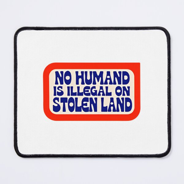 Item preview, No One Is Illegal On Stolen Land Anti Fascism United designed and sold by SkeletonsDanger.