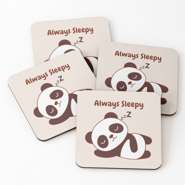 Item preview, Adorable Sleeping Panda - Always Sleepy Kawaii Art designed and sold by Artilura.