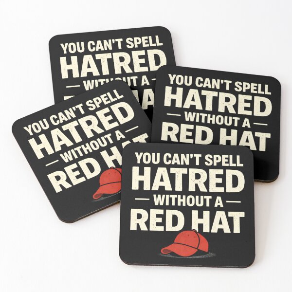Item preview, You Can't Spell Hatred Without A Red Hat designed and sold by LunaMagicStudio.
