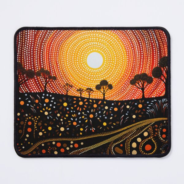Item preview, Aboriginal Inspired Art - Nature and Sunset designed and sold by GrinGalore.