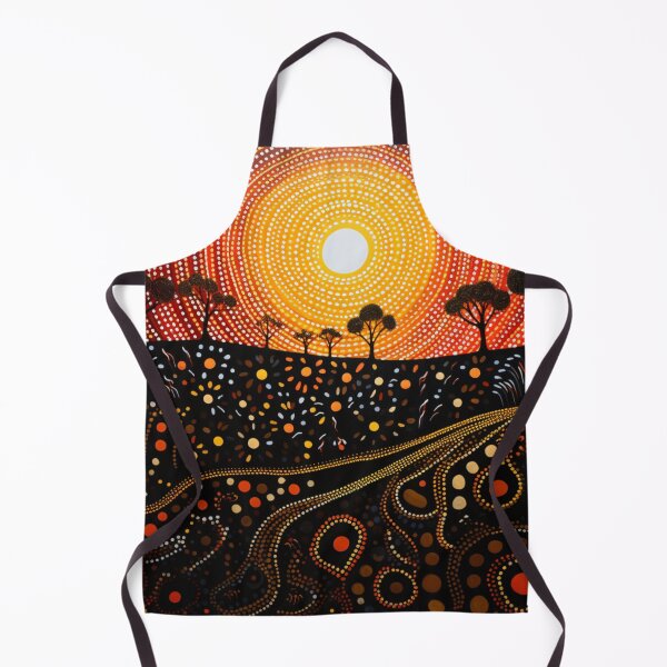 Item preview, Aboriginal Inspired Art - Nature and Sunset designed and sold by GrinGalore.
