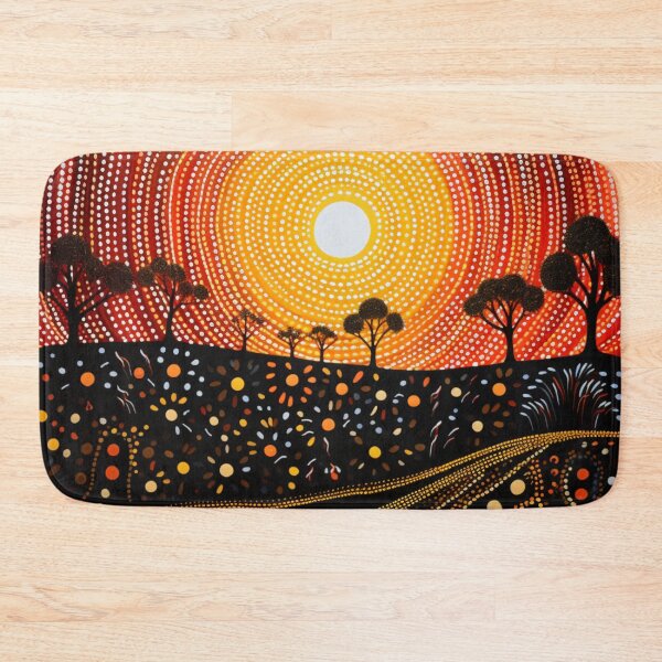 Item preview, Aboriginal Inspired Art - Nature and Sunset designed and sold by GrinGalore.