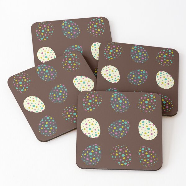 Item preview, Spotted Easter Eggs 1 - Spring Delight and Milk Chocolate designed and sold by Daniel Bevis Design.