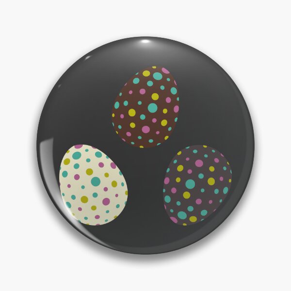 Item preview, Spotted Easter Eggs 1 - Spring Delight and Dark Grey designed and sold by Daniel Bevis Design.