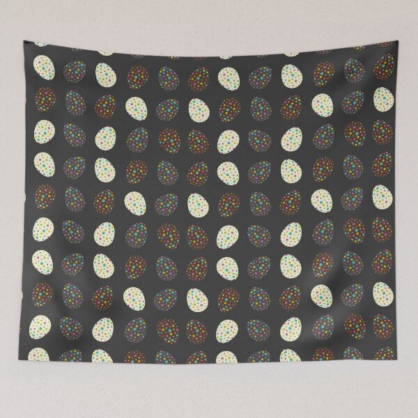Item preview, Spotted Easter Eggs 1 - Spring Delight and Dark Grey designed and sold by Daniel Bevis Design.