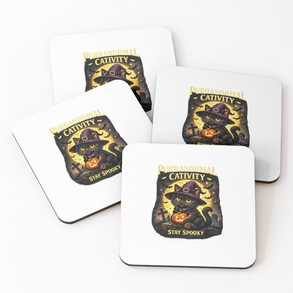 Item preview, Witch Cat Halloween T-Shirt – Cute Black Cat Witch Graphic Stay Spooky Shirt designed and sold by Mona3690.