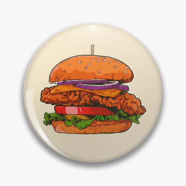 Item preview, Crispy Chicken burger designed and sold by sakurashorty.
