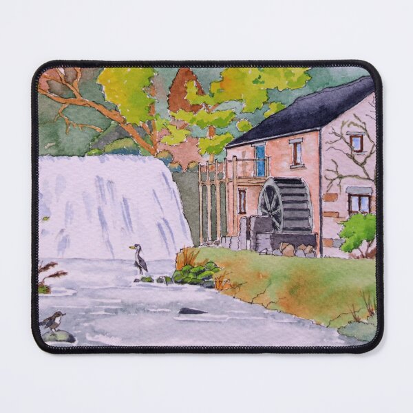 Item preview, Rutter Force Waterfall and Mill, Cumbria. designed and sold by John Ray.
